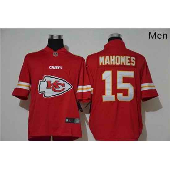 Nike Chiefs 15 Patrick Mahomes Red Vapor Untouchable Limited Jersey